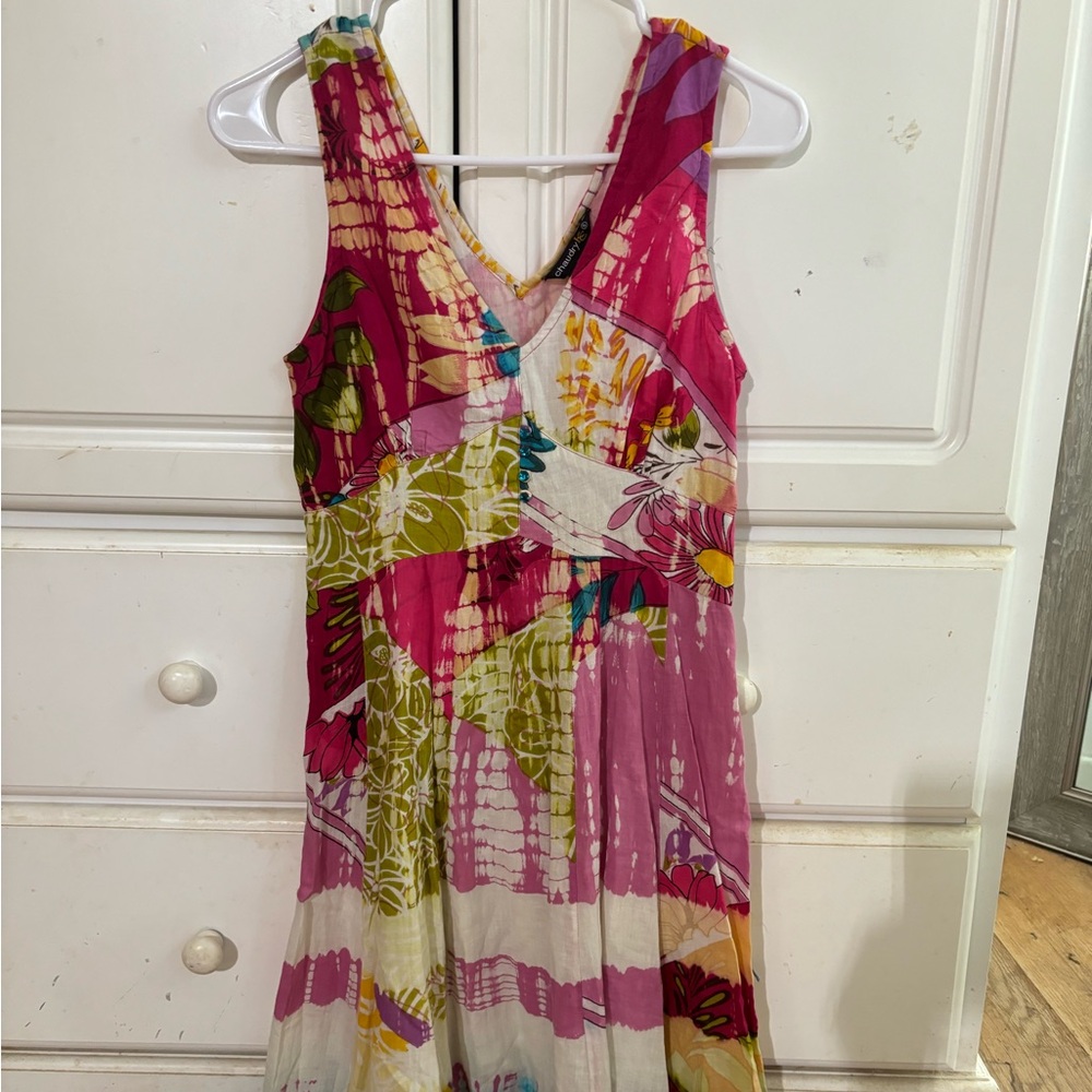 NEW CHAUDRY MULTI MEDIA DRESS